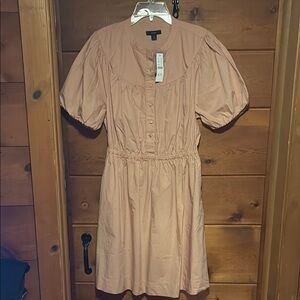 J. Crew  Dress with Puff Sleeves